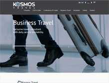 Tablet Screenshot of kosmostravel.gr